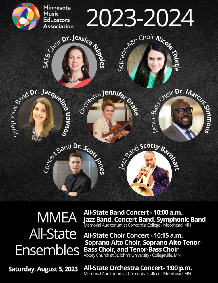 AllState Concert Digital Program Minnesota Music Educators Association